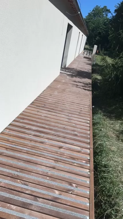 Création de terrasse en bois à Nanteuil en Vallée, Angoulême, JCM Charpente Couverture