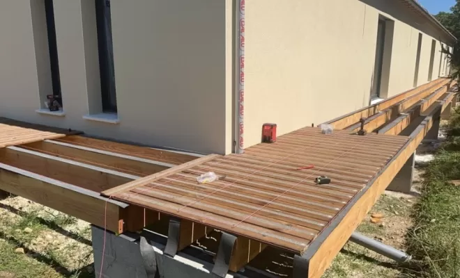 Création de terrasse en bois à Nanteuil en Vallée, Angoulême, JCM Charpente Couverture