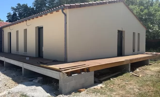 Création de terrasse en bois à Nanteuil en Vallée, Angoulême, JCM Charpente Couverture